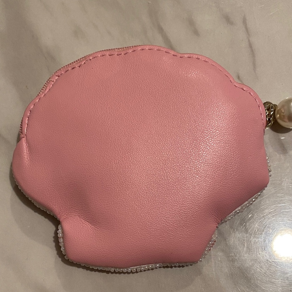 Pink Beaded Shell Clutch - Picture 2 of 2